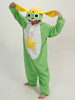 Kigurumi Carnaval pyjama Keroro Gunsou Onesie flanelle oreilles impression étoile verte adulte Costume Carnaval d’Animal Déguisements Halloween