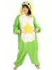 Kigurumi Carnaval pyjama Keroro Onesie flanelle vert vêtements de nuit pour les adultes Déguisements Halloween