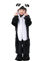 Kigurumi Carnaval pyjama pour enfant hiver automne en flanelle pour enfants en flanelle pour garçon pour fille de Panda Déguisements Halloween