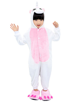 Kigurumi Carnaval pyjama pour enfant Unicorne hiver automne en flanelle en flanelle Déguisements Halloween