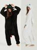 Kigurumi Carnaval pyjama sans dents combinaison grenouillère Couple Costume Carnaval Déguisements Halloween