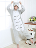 Kigurumi Carnaval Pyjama Totoro Onesie gris vêtements de nuit en flanelle anime pour adulte Déguisements Halloween