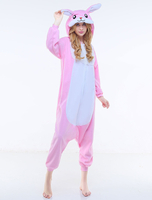 Kigurumi Carnaval Pyjamas Lapin de Pâques 2021 Onesie Mascotte synthétique Déguisements Halloween