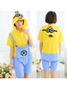 Kigurumi Carnaval Pyjamas Minions Onesie Jaune Combinaisons courtes Summer Animal vêtements de nuit pour les adultes Déguisements Halloween