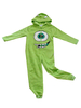 Kigurumi Carnaval Pyjamas Monsters University Mike Onesie costume de flanelle verte pour les enfants Déguisements Halloween
