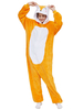 Kigurumi Carnaval Pyjamas Onesie Fox Adulte Orange Facile Toilette Kigurumi Carnaval Costume Carnavals Déguisements Halloween