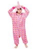 Kigurumi Carnaval Pyjamas Onesie Licorne Avant Zip Kid Flanelle Facile Toilette Combinaison Déguisements Halloween