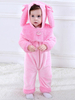 Kigurumi Carnaval Pyjamas Onesie Poodle Bow Toison polaire pour tout-petit Kigurumi Carnaval Jumpsuit Déguisements Halloween