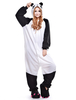Kigurumi Carnaval Pyjamas panda Onesie pour adultes 2021 fleece Flannel noir blanc Costume Carnaval d