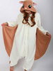 Kigurumi Carnaval pyjamas polatouche Onesie pour vêtements de nuit brune Costume Carnaval Animal adulte flanelle Déguisements Halloween