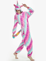 Kigurumi Carnaval Unicorn Pyjamas Déguisements Halloween 2021 Dreaming Star Flanelle Combinaison Femmes