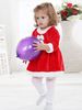 Kigurumi Pyjamas Bébé Enfant Cadeaux Noël Fille Robe De Noël Rouge Nœud Blanc De Noël Déguisements Halloween