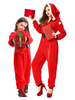 Kigurumi Pyjamas Cadeaux Noël Rouge Costumes Carnaval Déguisements Halloween