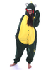 Kigurumi Pyjamas Combinaison En Flanelle Vert Crocodile Costume Carnavals Déguisements Halloween