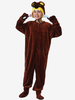 Kigurumi Pyjamas Déguisement Animal Fourrure Halloween Combinaison en Polyester Enfant