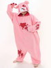 Kigurumi pyjamas ours sombre grenouillère adultes unisexe flanelle hiver vêtements de nuit Costume Cosplay carnaval
