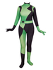 Kim Possible Shego Jumpsuit Zentai Cosplay Costume Halloween