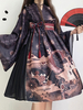 Kimono Lolita OP Robe arcs manches longues Lolita One Piece Robes