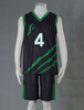 Kuroko No Basket - Last Game Team Jabberwock Costume de Cosplay NO 4 Jersey Déguisements Halloween
