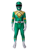 Kyoryu Sentitai Zyranger Burai Cosplay Enfants Costumes Vert Lycra Spandex Zentai d\