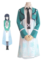 LIrrégulière au Magic High School Shiba Miyuki Cosplay Costume Uniforme Scolaire Déguisements Halloween