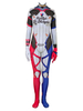 Léquipe de suicide Cosplay Costume Cosplay Harley Quinn Lycra Rouge Spandex Justaucorps DC Comics Déguisements Halloween