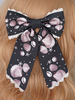 La fibre de polyester noire de coiffe douce de Lolita arcs les accessoires de cheveux de Lolita