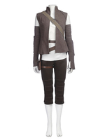 La Guerre des étoiles en lin Ensemble Film avec sac à dos&et fourreauet manches&obi&Vest&et ceinture&Sac banane Déguisements Halloween