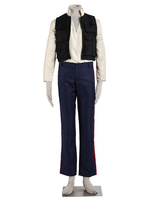 La Guerre des étoiles Han Solo Cosplay Costume Déguisements Halloween