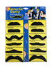 La moustache mince de guidon a placé la barbe faciale de cheveux d