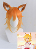 La servante Fox Senko San Cosplay Perruque Senko en microfibre côté séparation Perruques Cosplay Déguisements Halloween