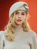 Laine béret chapeau rétro femmes en feutre casquette cheveux vintage royal accessoires Déguisements Halloween
