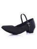 Latin Dance Shoes femmes Round Toe Mary Jane sangle chiot talon Ballroom