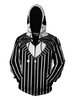 Le cauchemar avant Noël Jake Overcoat Polyester Black Hooded Shirt Anime Hoodies