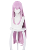 Le jour où je suis devenu un dieu Hina Sato perruque de Cosplay fibre résistante à la chaleur Fuchsia rose perruques de Cosplay