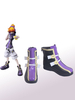 Le monde se termine avec vous Neku Sakuraba Cosplay chaussures violet PU cuir Cosplay chaussons