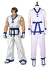 Le roi des combattants Kim Kaphwan Cosplay Costume blanc uniforme tissu 5 pièces ensemble jeu Costumes ensemble