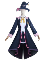 Le voyage dElaina Elaina Cosplay Costume chapeau pardessus chemise jupe cravate Polyester Cosplay Costume ensemble