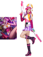 League Of Legend Lol Arcade Miss Fortune le chasseur de primes Cosplay Costume Déguisements Halloween