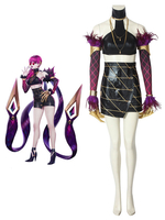 League Of Legends 2021 LOL KDA Evelynn Cosplay Costume Déguisements Halloween
