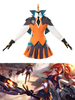 League Of Legends Ensemble Lacus Clyne Orange Jeu dDéguisements Halloween Costumes Cosplay