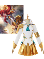 League Of Legends Lacus Clyne Femmes Blanche League Of Legends Ensemble Déguisements Halloween Jeu Cosplay Costumes