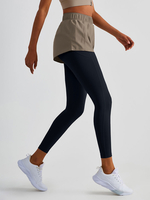 Legging De Yoga Pour Femme Pantalon De Sport En Nylon Taille Haute Cyclisme
