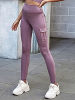 Legging Longs Yoga Taille Haute Femmes Moulants Sport Unicolore Elastiques Legging Yoga Femmes