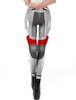 Leggings de costume pour femmes Avengers 4 Collants super-héros Grey Quantum Armour Déguisements Halloween