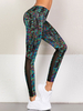 Leggings polyester Soft Pantalon de yoga à deux couleurs de femme