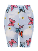 Leggings pour femmes Pantalon de yoga court à imprimé papillon bleu