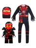 LEGO Ninjago Masters Of Costumes Cosplay Spinjitzu pour enfants Déguisements Halloween