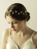 Les boucles doreille de serre-tête de mariage fixent des accessoires de cheveux en métal pour la mariée