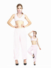 Léger Costume Rose Cosplay Asiatique Halloween Princesse Arabe Femme Déguisements Halloween